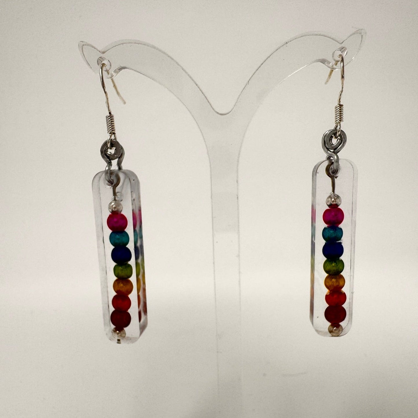 Prismatic Harmony Chakra Earrings - Spiritual Energy Design | LGBTQ+ Made