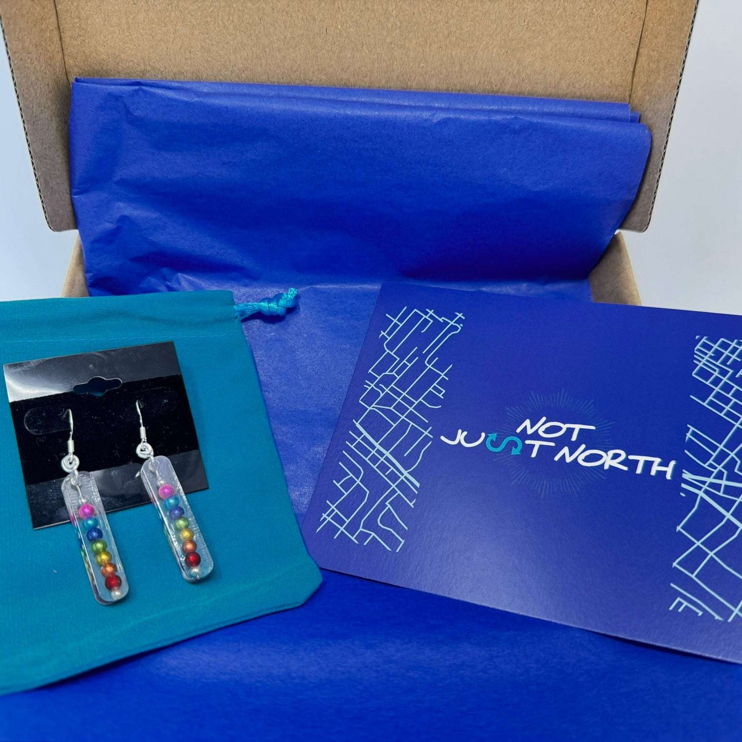 Prismatic Harmony Chakra Earrings - Spiritual Energy Design | LGBTQ+ Made